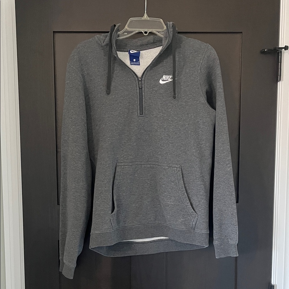 Nike Charcoal Hoodie 1/4 Zip
